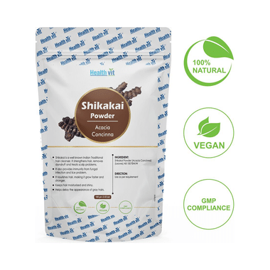 HealthVit Natural Shikakai (Acacia Concinna) Powder