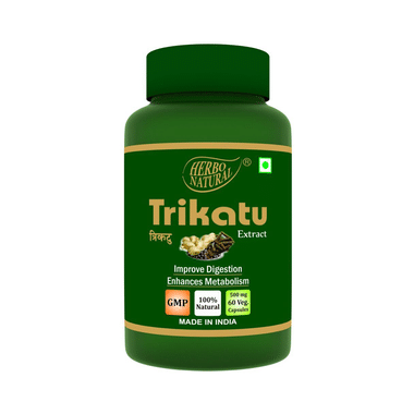 Herbo Natural Trikatu Extract 500mg Veg Capsule