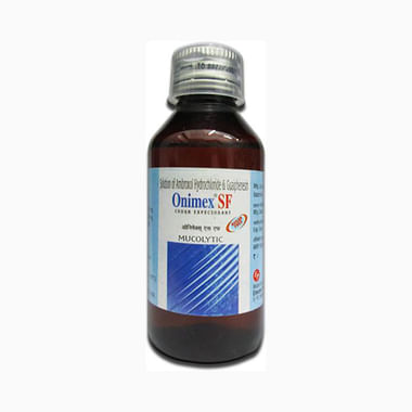 Onimex SF 30mg/200mg Syrup Sugar Free