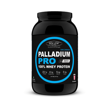 Sinew Nutrition Palladium Pro 100% Whey Protein with Digestive Enzymes Strawberry