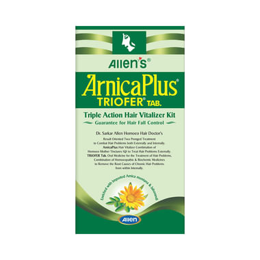 Allen Laboratories Arnica Plus (Hair Vitalizer 100 Ml+ Triofer 50 Tablets) Kit