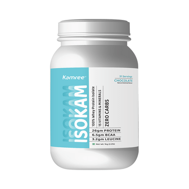 Kamree Isokam 100% Whey Protein Isolate Powder Chocolate