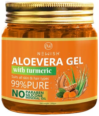 Newish Aloevera Gel with Turmeric Newish Aloevera Gel with Turmeric