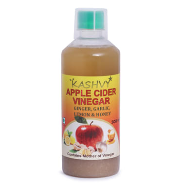 Kashvy Apple Cider Vinegar With Ginger, Galic, Lemon & Honey