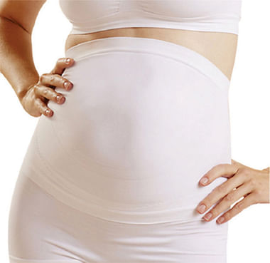 Newmom Seamless Maternity Support Belt Small White