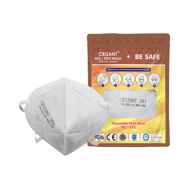 Crizant 101 N95 FFP2 Niosh Standard Particulate Respirator Disposable Face Mask