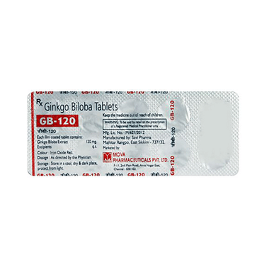 GB 120 mg Tablet