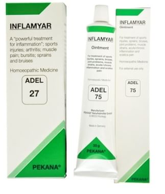 ADEL Anti Arthritis Combo Pack Of ADEL 27 Inflamyar Drop 20ml & ADEL 75 Inflamyar Ointment 35gm
