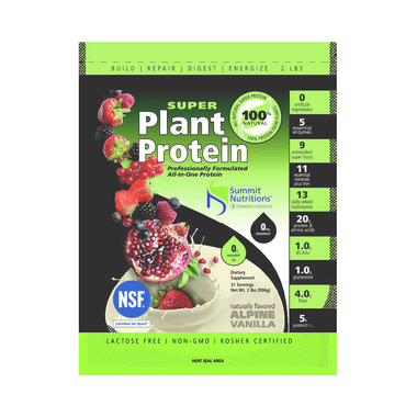 Summit Nutritions Organic Super Plant Protein Powder Vanilla