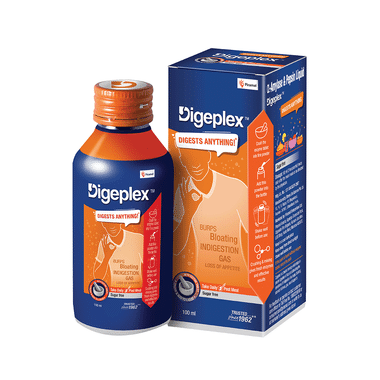 Digeplex Syrup | For Burps, Bloating, Indigestion, Gas & Loss Of Appetite | Sugar-Free
