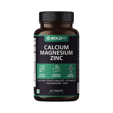 Boldfit Calcium Magnesium Zinc Tablet