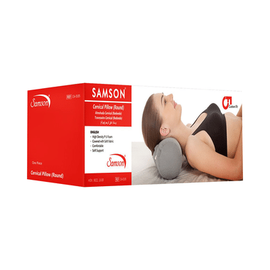 Samson CA0105 Cervical Pillow (Round) Universal Grey