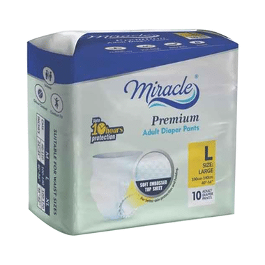 Miracle Premium Adult Diaper Pants Large