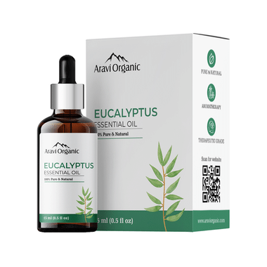 Aravi Organic Eucalyptus Essential Oil For Hair Growth