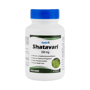 HealthVit Pure Herbs Shatavari 250mg Capsule