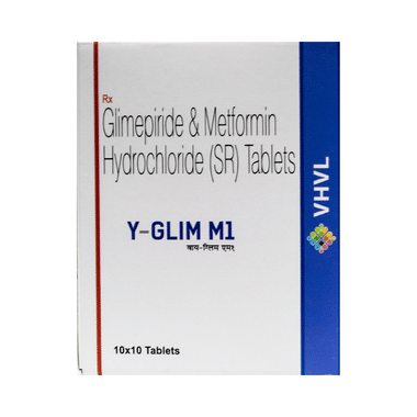 Y Glim M 1mg/500mg Tablet SR