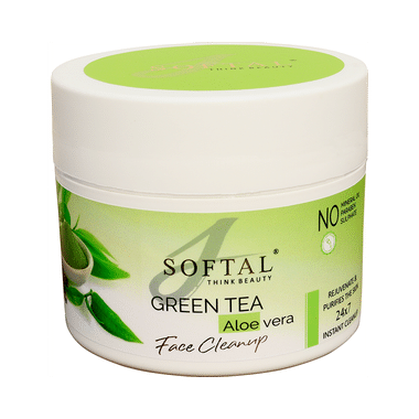 Softal Green Tea Aloe Vera Face Cleanup