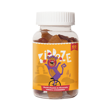 Kiddoze Multivitamin & Minerals Gummies Lemon & Strawberry