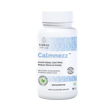 Curae Health & Lifestyle Calmnezz Assists Sleep Tablet