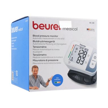 Beurer BC 28 Wrist Blood Pressure Monitor White