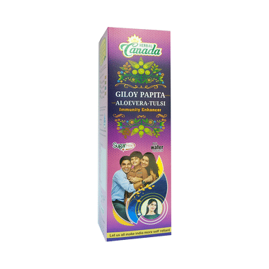 Herbal Canada Giloy Papita Swaras With Aloevera-Tulsi Sugar Free