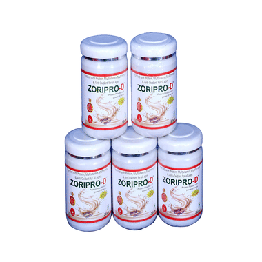Zoripro-D Protein Powder With Power Of Herbs (200gm Each) Vanilla