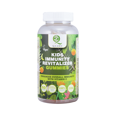 Qaadu Kids Immunity Revitalizer Gummies Orange