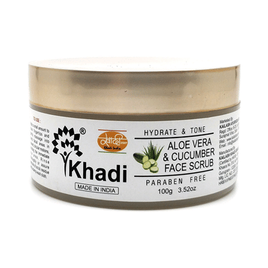 Khadi India Aloevera Cucumber Face Scrub