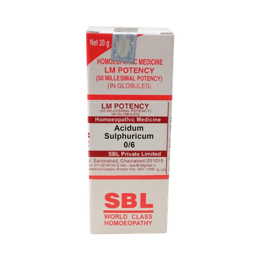 SBL Acidum Sulphuricum 0/6 LM