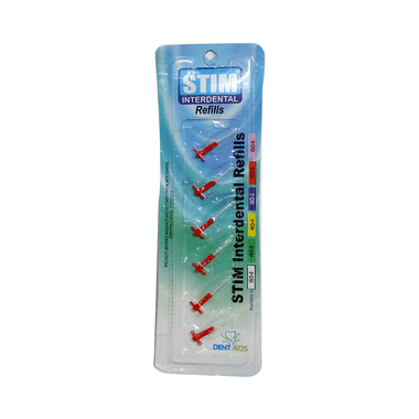 Stim Interdental Refills Red Extra Fine