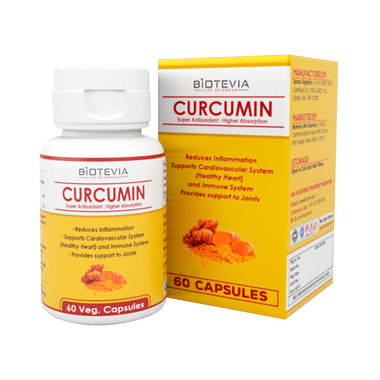 Biotevia Life Sciences Curcumin Veg Capsule