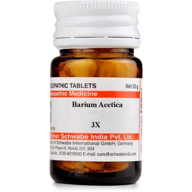 Dr Willmar Schwabe India Barium Acetica Trituration Tablet 3X