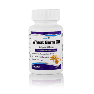 HealthVit Wheat Germ Oil 500mg Softgels