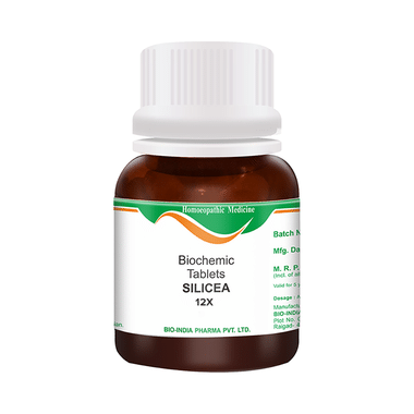 Bio India Silicea Biochemic Tablet 12X