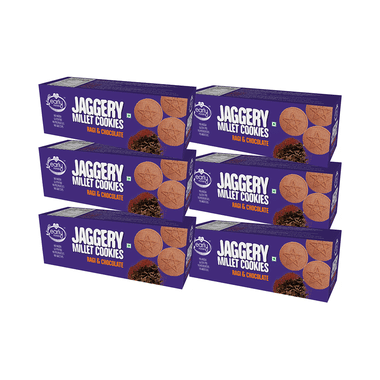 Early Foods Jaggery Millet Cookies (150gm Each) Ragi & Chocolate