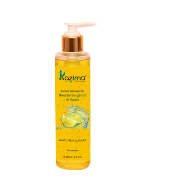 Kazima Breathe Bergamot & Vanila Bath & Shower Gel