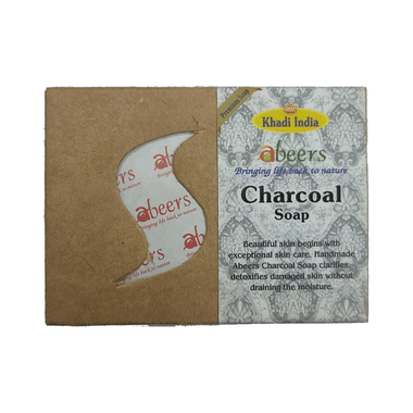 Khadi India Abeers Premium Charcoal Soap