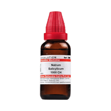 Dr Willmar Schwabe India Natrum Salicylicum Dilution 1000 CH