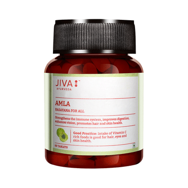 Jiva Amla Tablet | Supports Immunity, Digestion, Hair & Skin Health