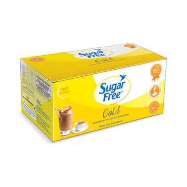 Sugar Free Gold Aspartame Sweetener for Calorie Conscious | Sachet
