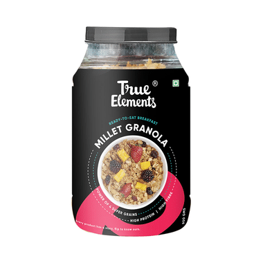 True Elements Granola Millet High Protein High Fibre For Weight Management