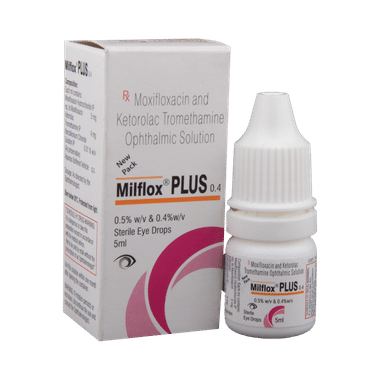 Milflox Plus 0.4 Sterlie Eye Drops