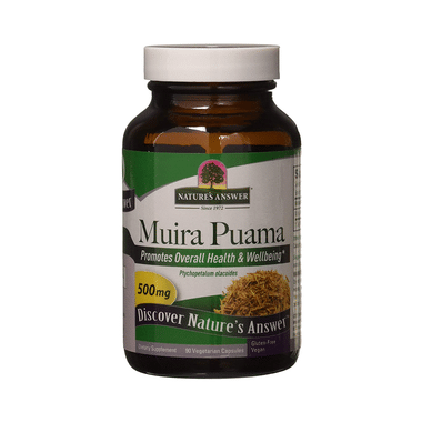 Nature's Answer Muira Puama 500mg Vegicap