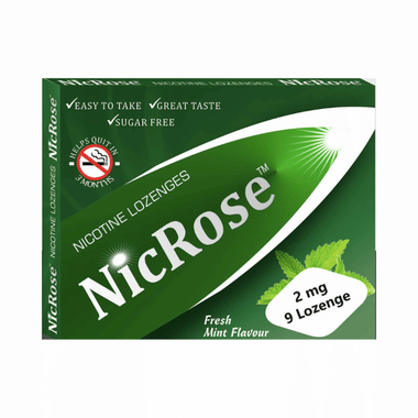 Nicrose Lozenges Fresh Mint Sugar Free