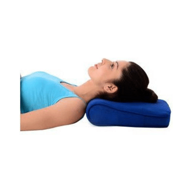 Medtrix Cervical Pillow Spondylosis Neck And Back Pain Support Universal Blue