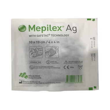 Mepilex Ag Dressing 10cm X 10cm