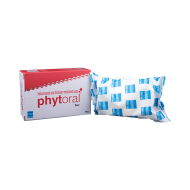 Phytoral Ketoconazole & Triclosan Medicated Soap Bar