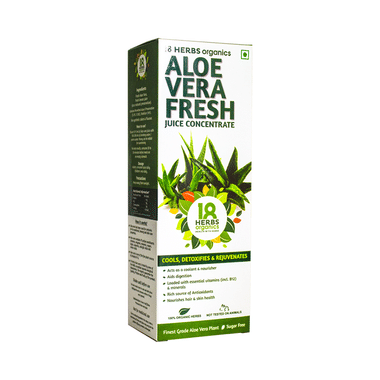 18 Herbs Organics Aloe Vera Fresh Juice Concentrate Sugar Free