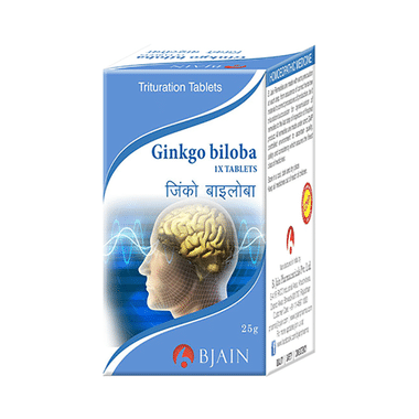 Bjain Ginkgo Biloba Trituration Tablet 1X