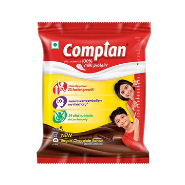 Complan Nutrition Drink Powder For Children | Nutrition Drink For Kids With Protein & 34 Vital Nutrients | New Royale Chocolate
